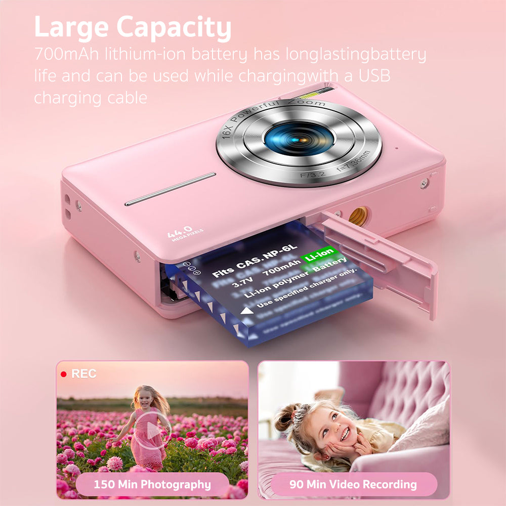 DC403 FHD Digital 1080P Camera-Purple