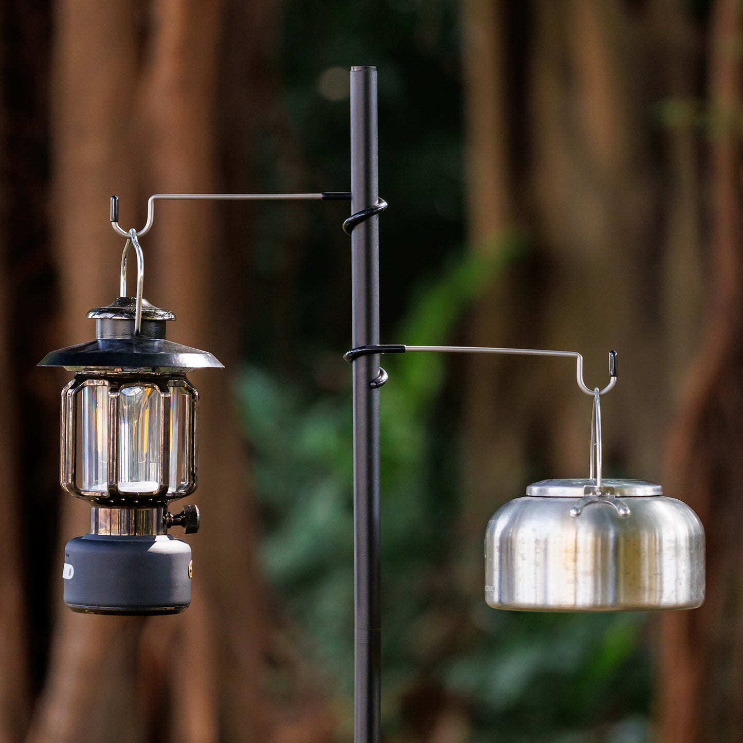 NexTerk Titanium Lantern Hooks, 20g Ultralight, Capacity, Rust-Resistant Hangers for Camping & Outdoor Use