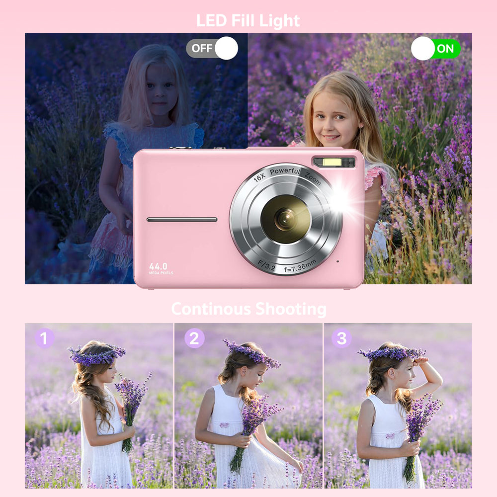 DC403 FHD Digital 1080P Camera-Purple