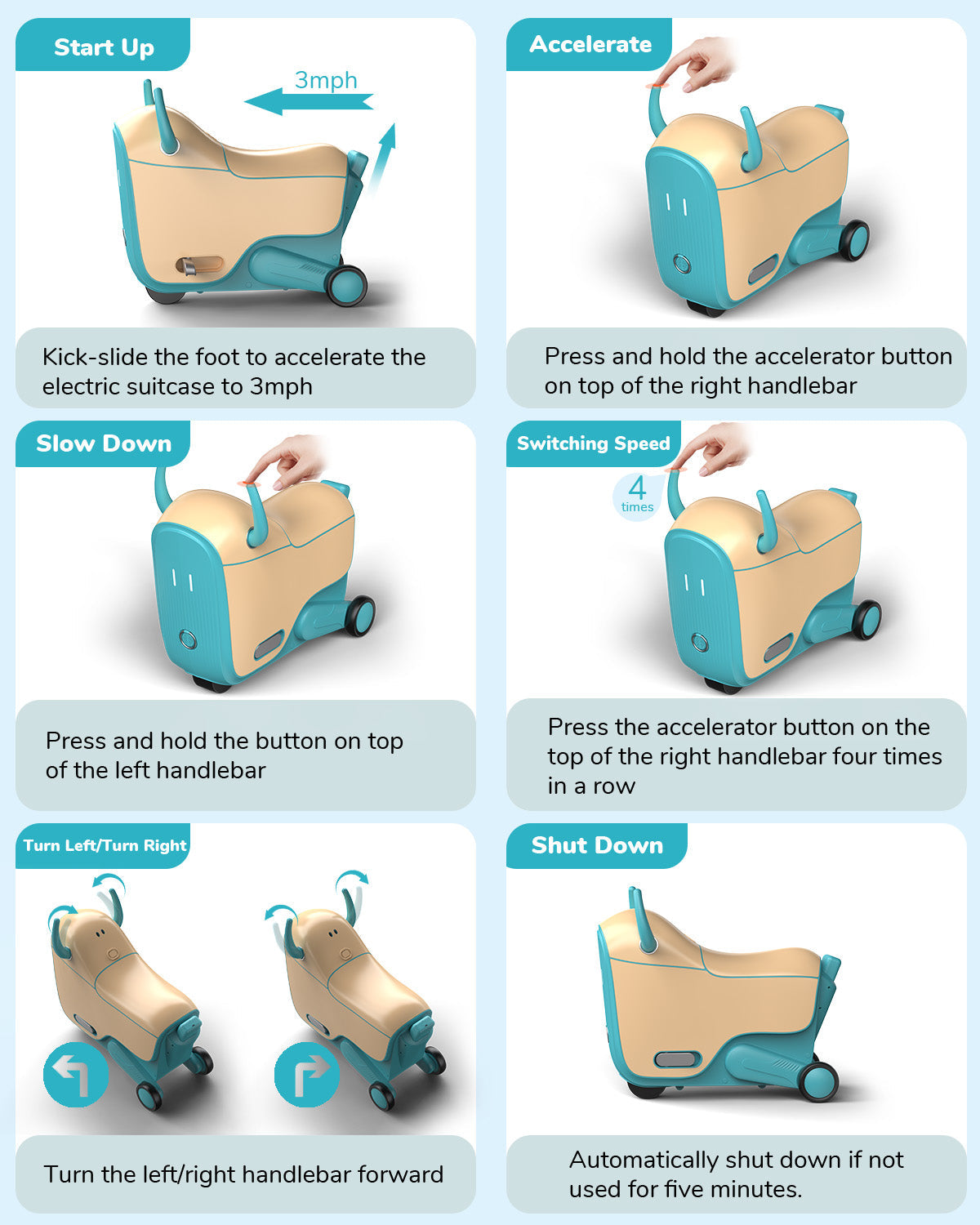 2-in-1 Electric Ride-On Car for Kids