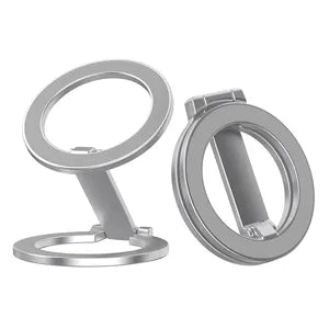 Magnetic Suction & Folding Full-Angle Mobile Phone Holder with Double-Sided Magnetic Bracket