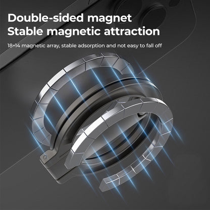 Magnetic Suction & Folding Full-Angle Mobile Phone Holder with Double-Sided Magnetic Bracket