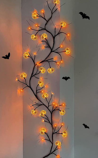 8 Modes Halloween Vine Lights – Indoor & Outdoor