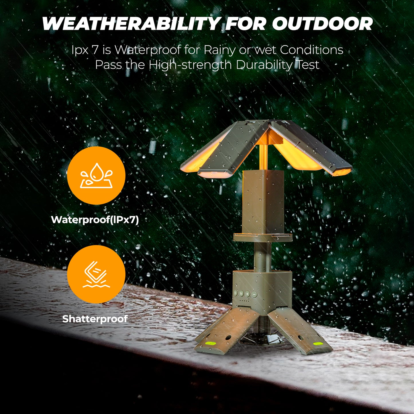 Rechargeable Telescopic Camping Lantern with 14000mAh Battery, Dimmable Magnetic Tent Light & Portable Power Bank for Outdoor Adventures, Hiking, Camping, and Emergency Use