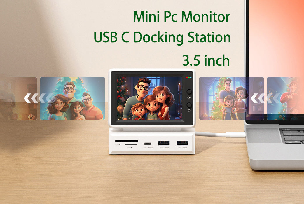 Insert Mini Screen Mini Screen Computer Smart Docking Station – NexTerk